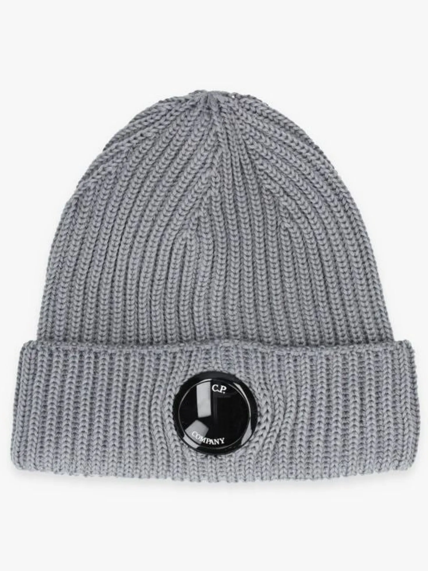 C.P. Company Muts Grijs Wool Beanie