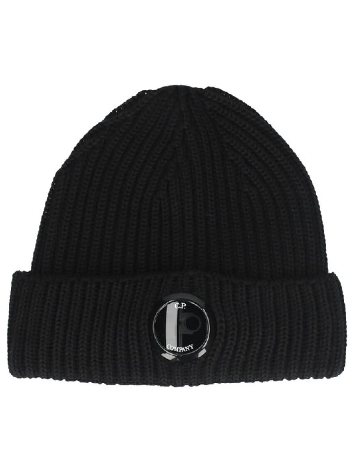 C.P. Company Muts Zwart Wool Beanie