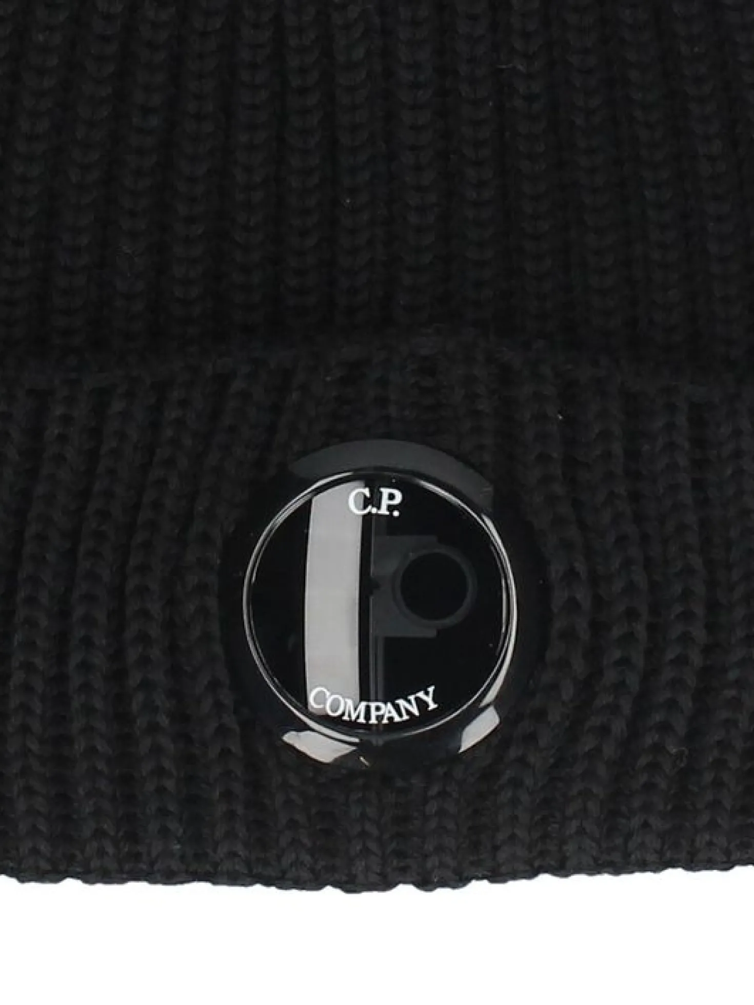 C.P. Company Muts Zwart Wool Beanie