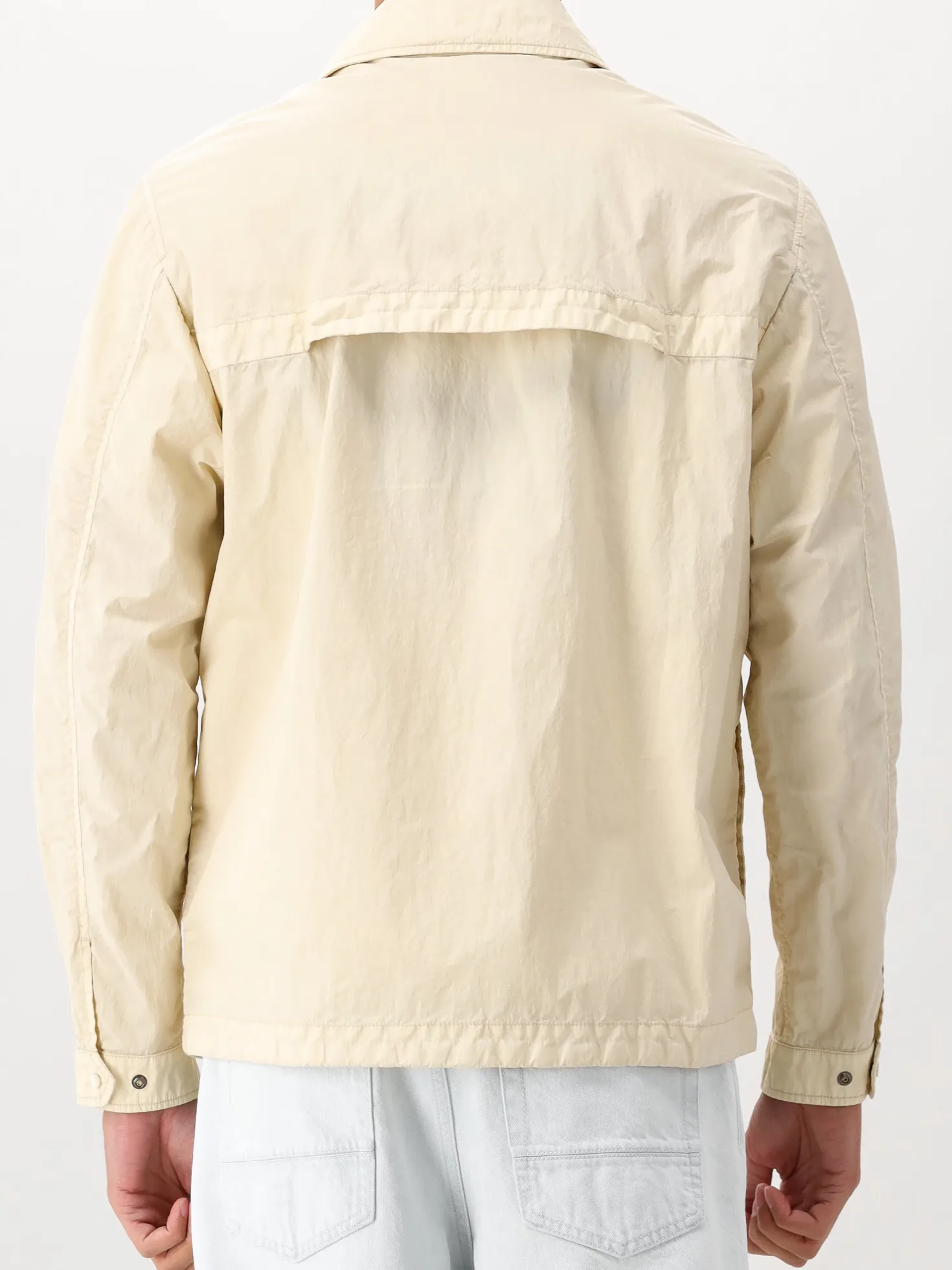 CP Company Overshirt Geel Zipped Lens