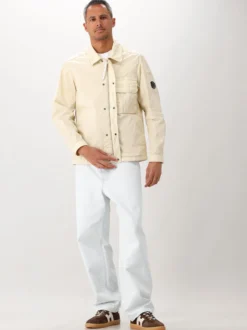 CP Company Overshirt Geel Zipped Lens
