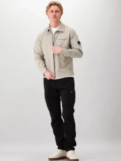 CP Company Overshirt Grijs Zipped Lens