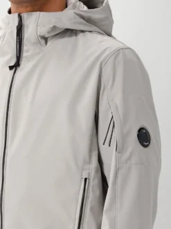 CP Company Shoftshell Jas Grijs Hooded Lens