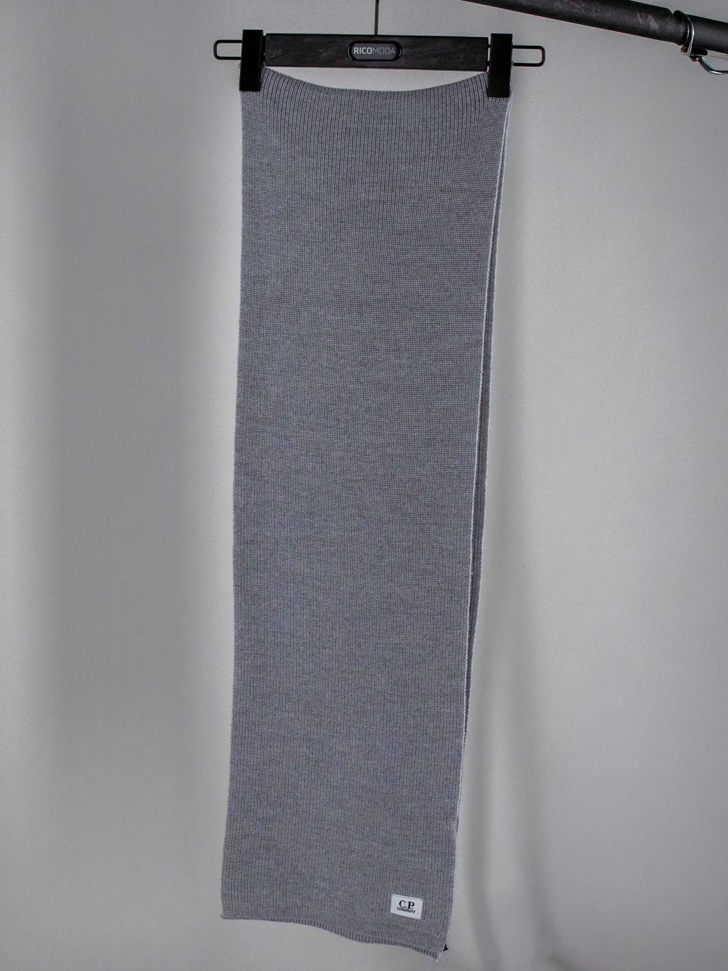 C.P. Company Sjaal Grijs Extrafine Merino Wool