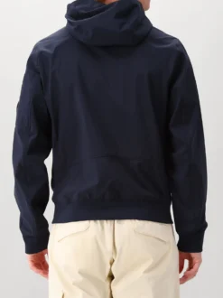 CP Company Softshell Blauw Hooded Lens Jacket