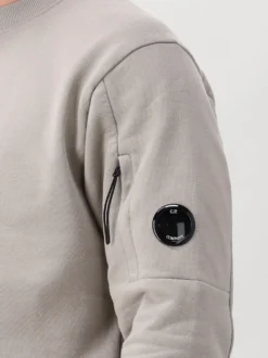 CP Company Sweater Grijs Crewneck Lens