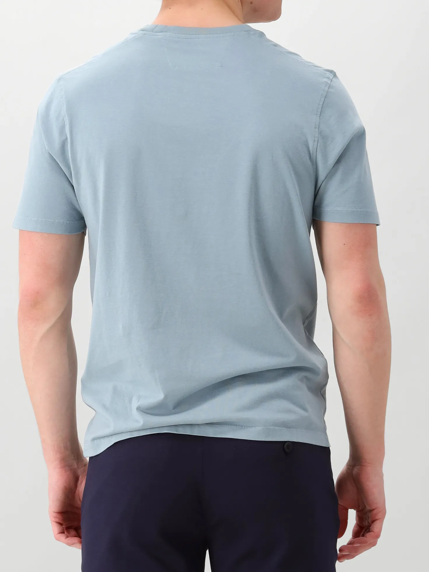 CP Company T-Shirt Blauw Logo T-Shirt