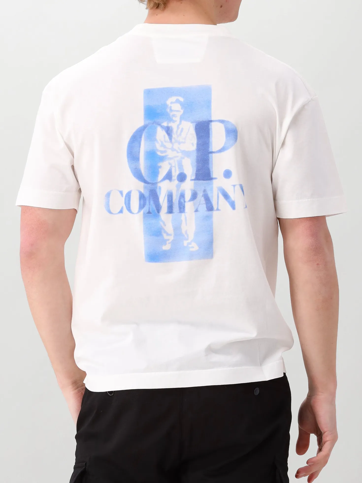 CP Company T-Shirt Wit Comfort Logo
