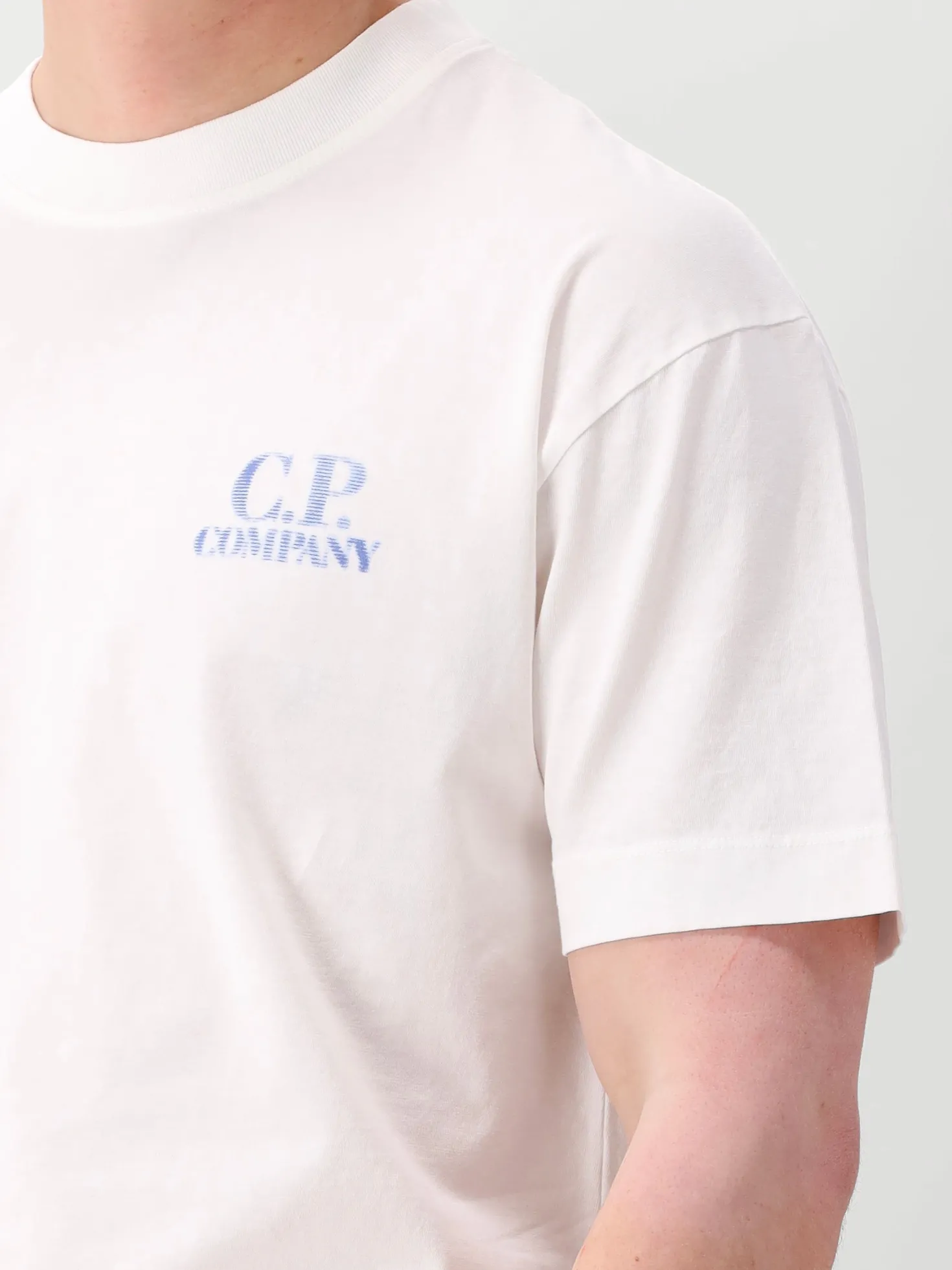 CP Company T-Shirt Wit Comfort Logo
