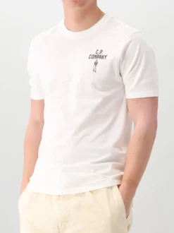 CP Company T-Shirt Wit Sailor T-Shirt
