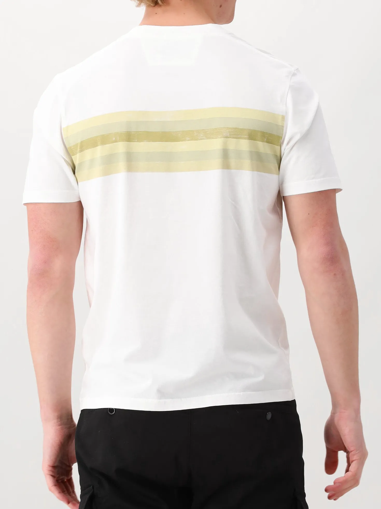 CP Company T-Shirt Wit Striped