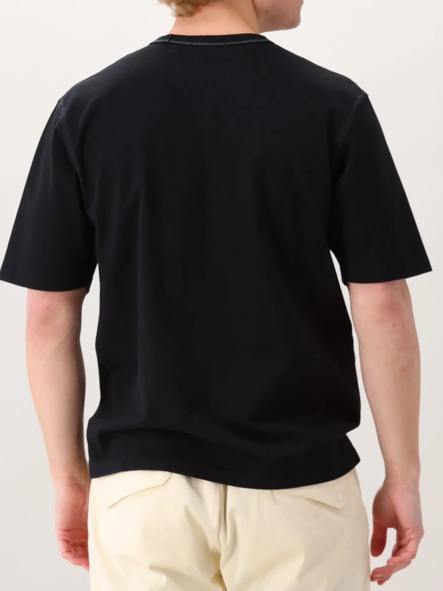 CP Company T-Shirt Zwart Twisted Short Sleeve Logo