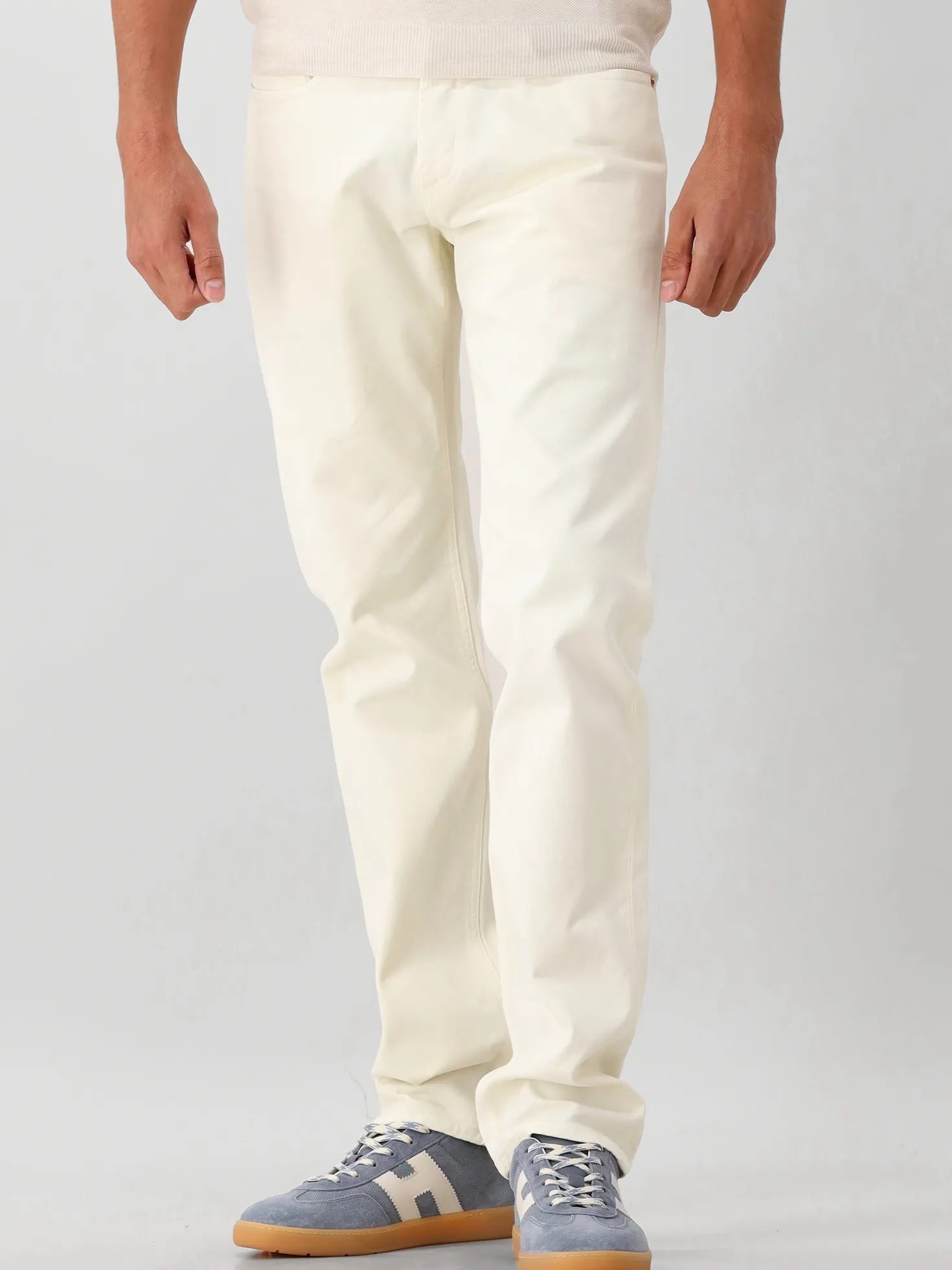 Denham Broek Beige Ridge C