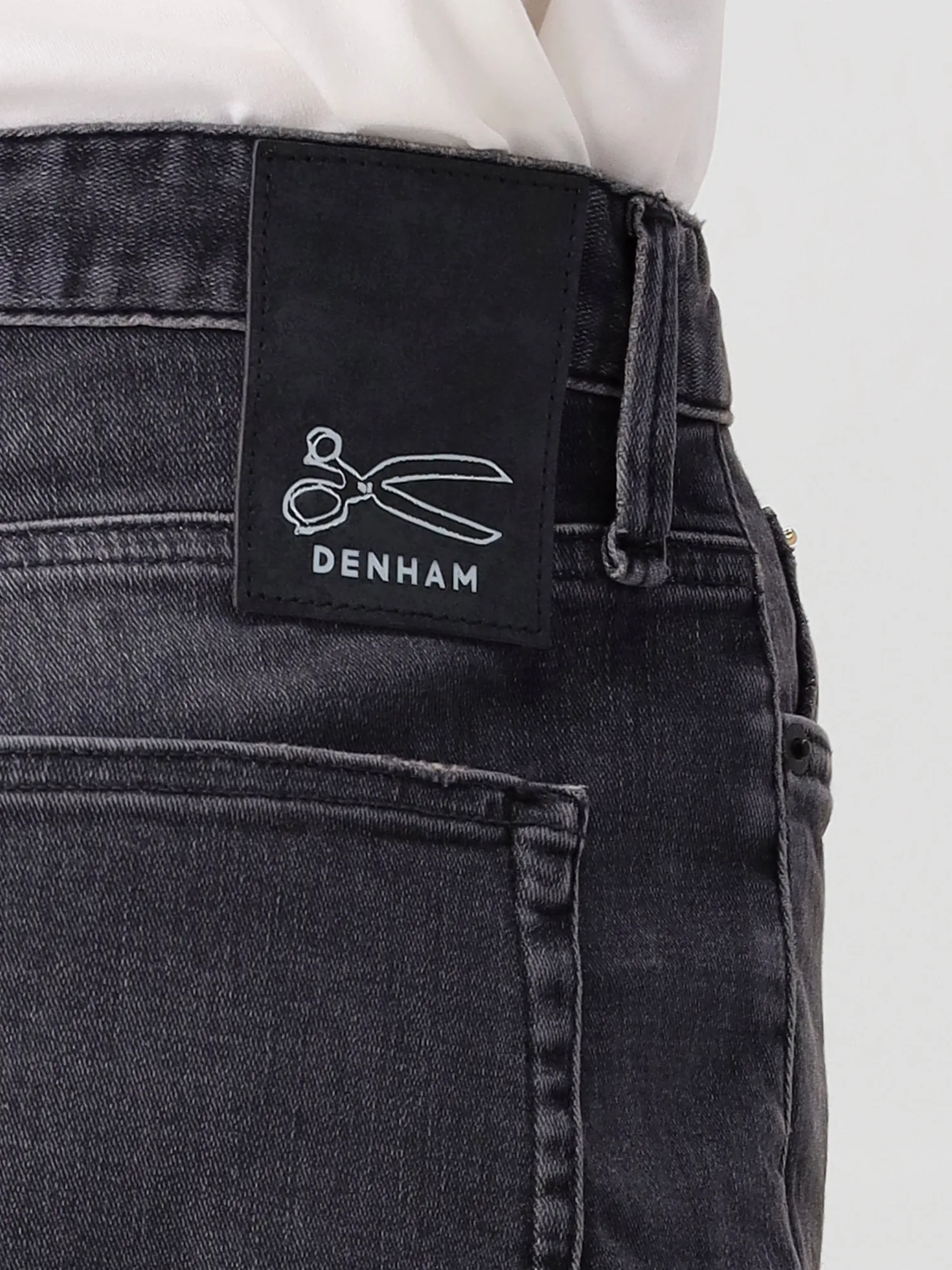 Denham Jeans Grijs/Zwart Razor LHGC