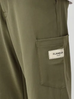 Flâneur Broek Bruin Atelier Tailored Trousers Khaki