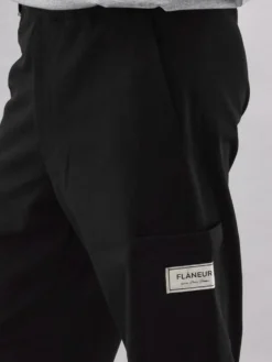 Flâneur Broek Zwart Atelier Tailored Trousers
