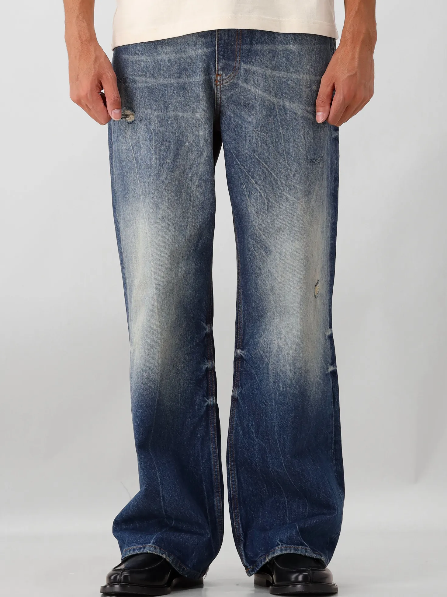 Flâneur Jeans Blauw Relax Fit