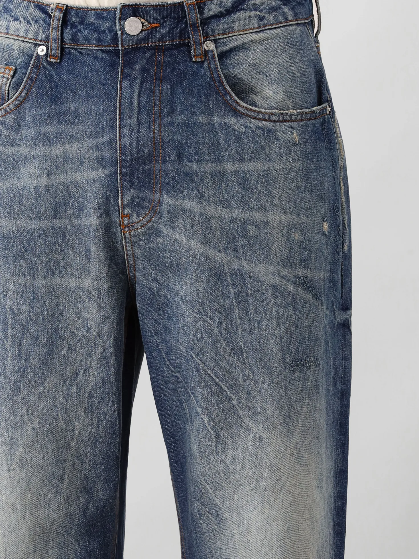 Flâneur Jeans Blauw Relax Fit