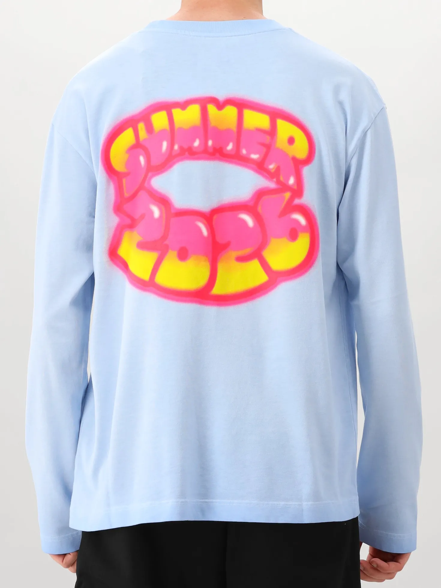 Flâneur Longsleeve Blauw Airbrush Summer