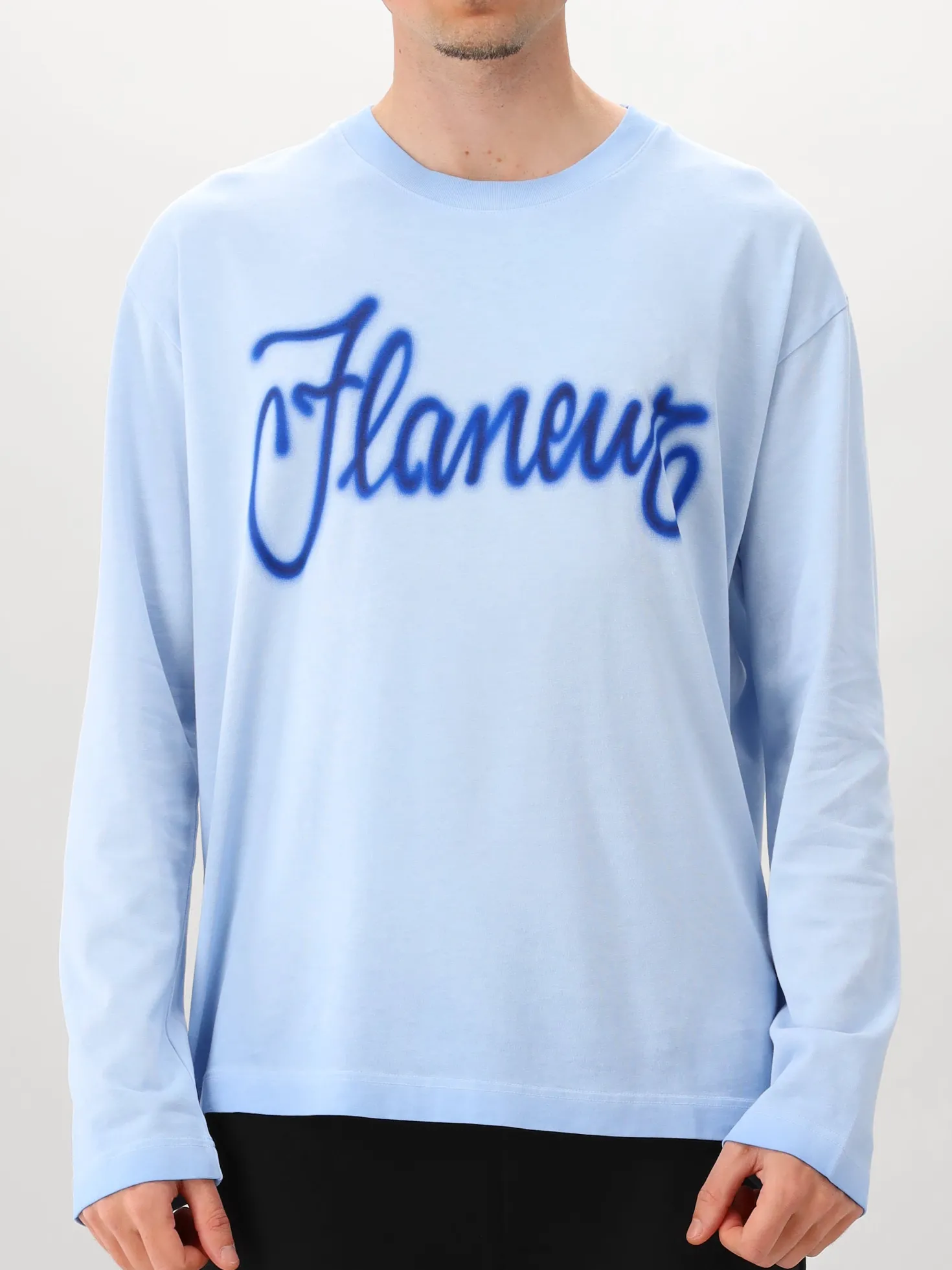 Flâneur Longsleeve Blauw Airbrush Summer