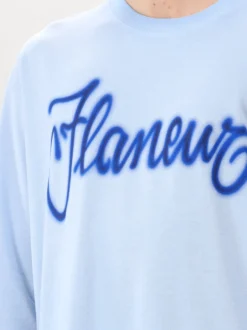 Flâneur Longsleeve Blauw Airbrush Summer