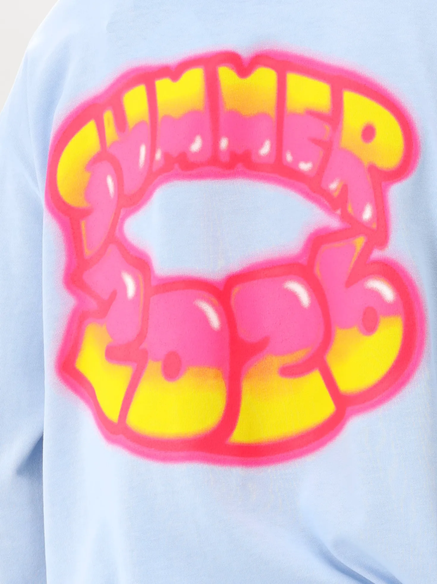 Flâneur Longsleeve Blauw Airbrush Summer