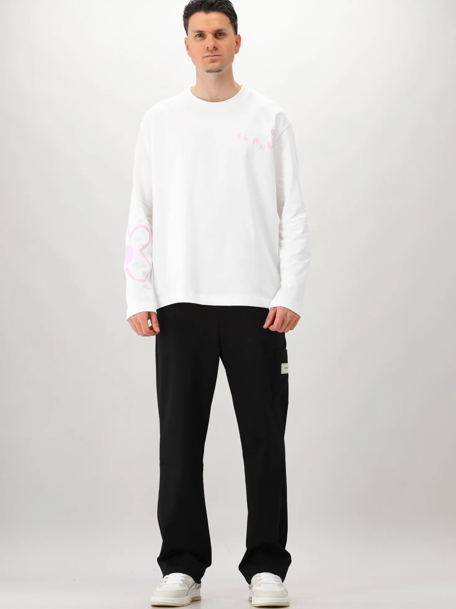 Flâneur Longsleeve Wit Blossom