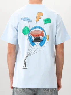 Flâneur T-shirt Blauw Inflatables