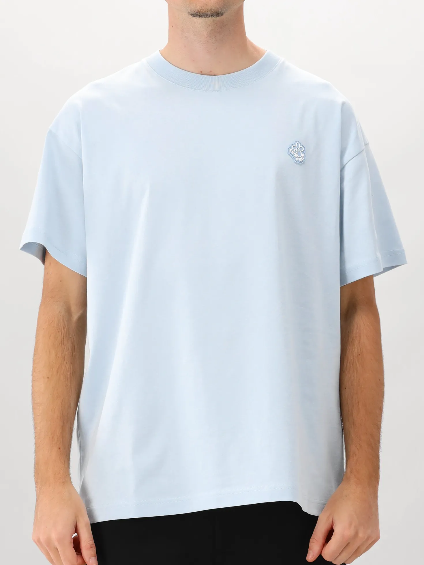 Flâneur T-shirt Blauw Rubber Blossom