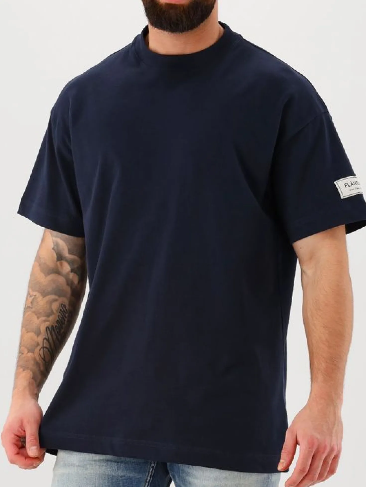 Flâneur T-Shirt Donkerblauw Atelier
