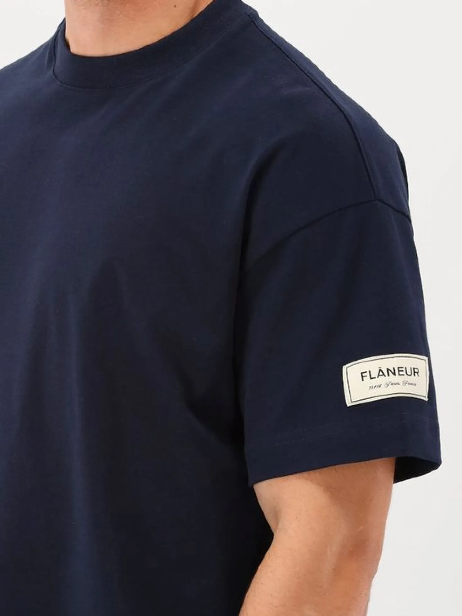 Flâneur T-Shirt Donkerblauw Atelier