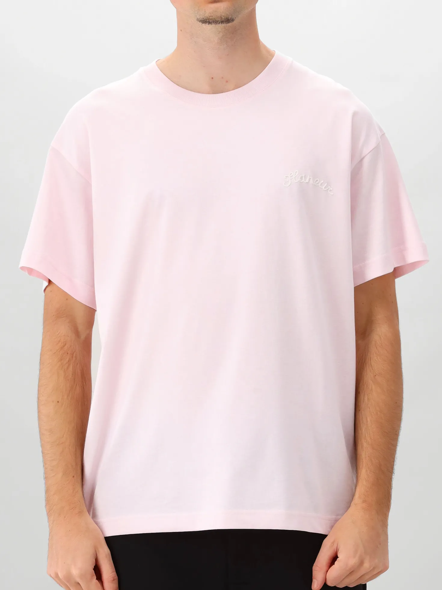 Flâneur T-shirt Roze Signature