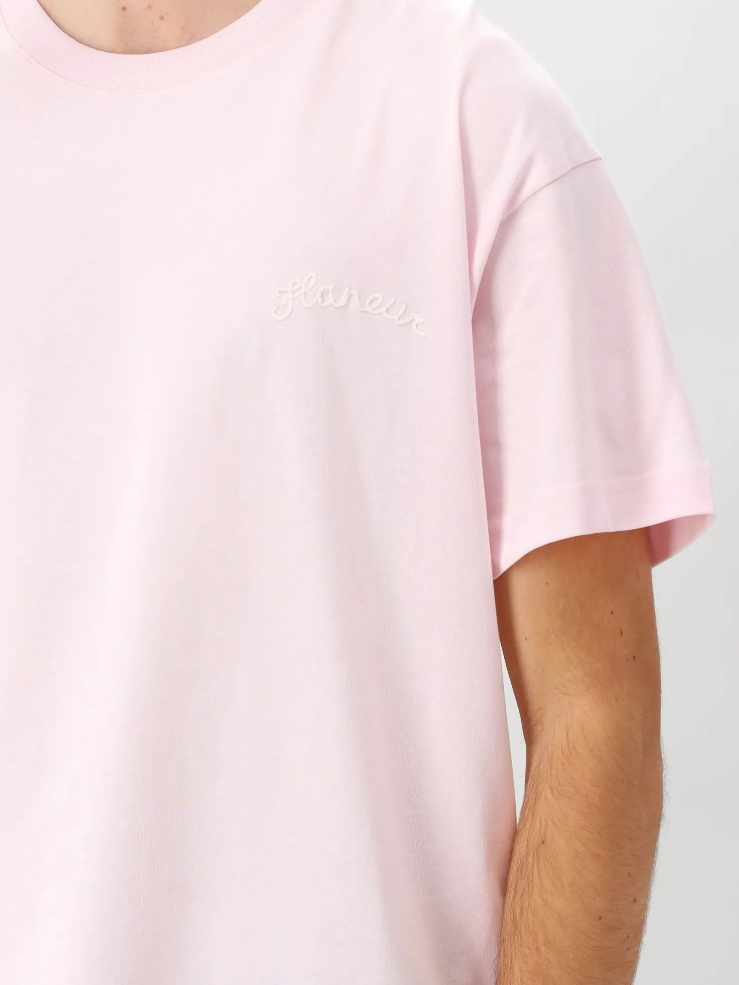 Flâneur T-shirt Roze Signature