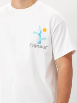 Flâneur T-shirt Wit Festival Map