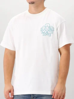 Flâneur T-shirt Wit Happy Flower