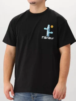 Flâneur T-shirt Zwart Festival Map