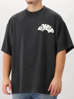 Flâneur T-shirt Zwart Sounds Good Washed