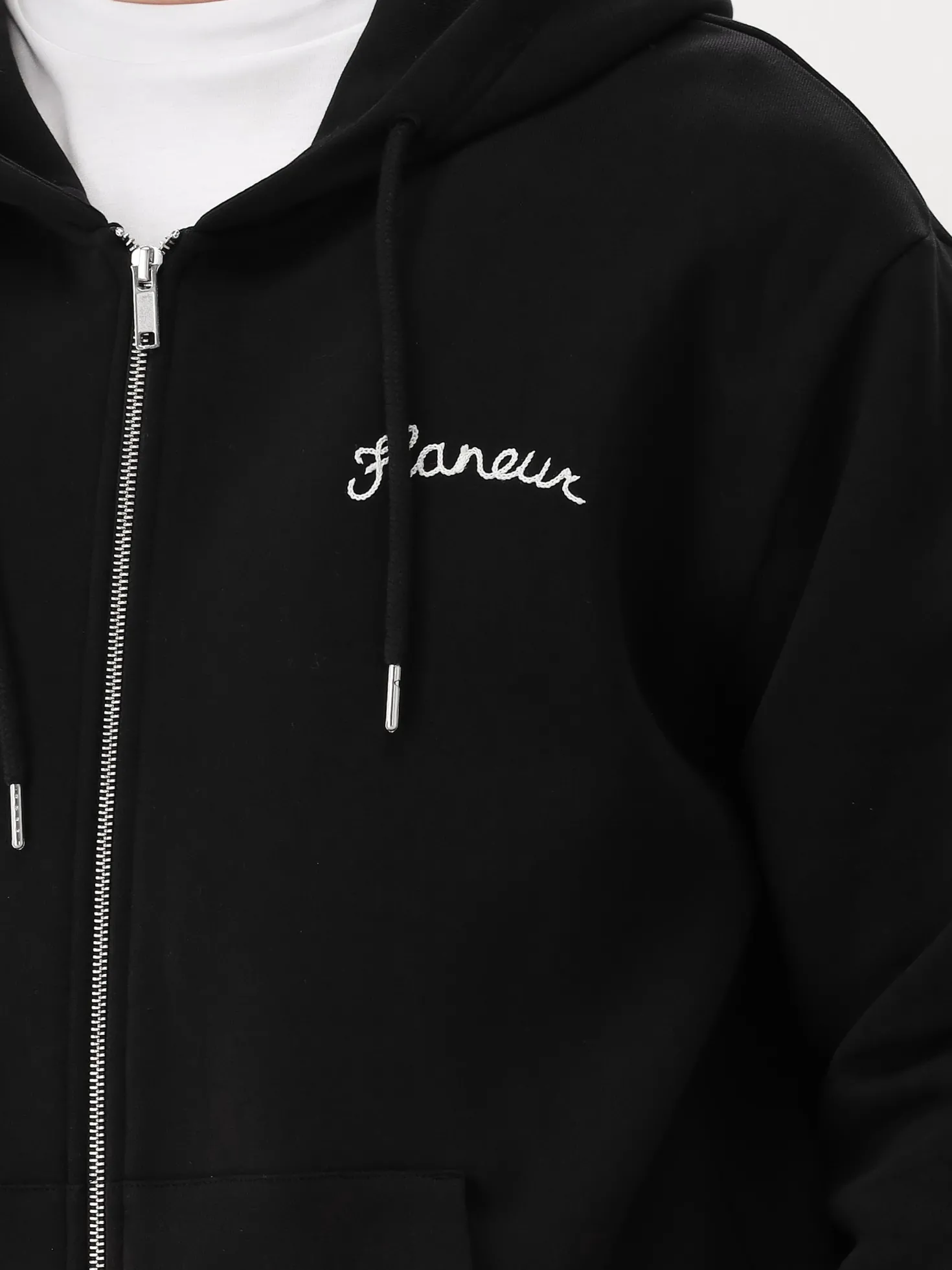 Flâneur Vest Zwart Signature