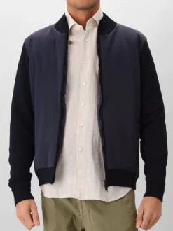 Genti Gebreid Vest Blauw