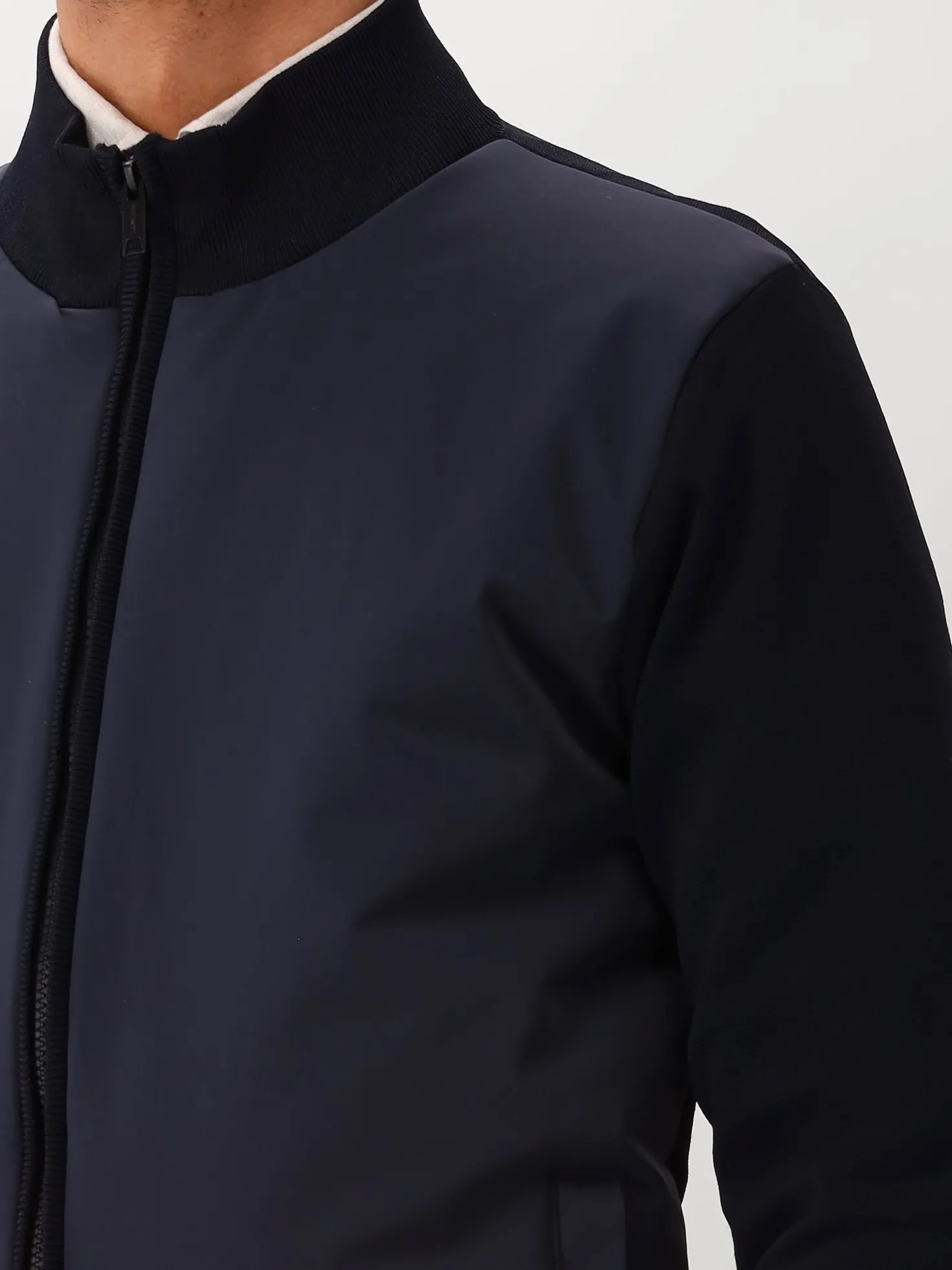 Genti Gebreid Vest Blauw