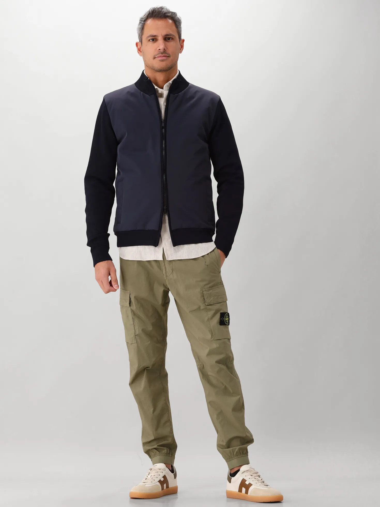 Genti Gebreid Vest Blauw