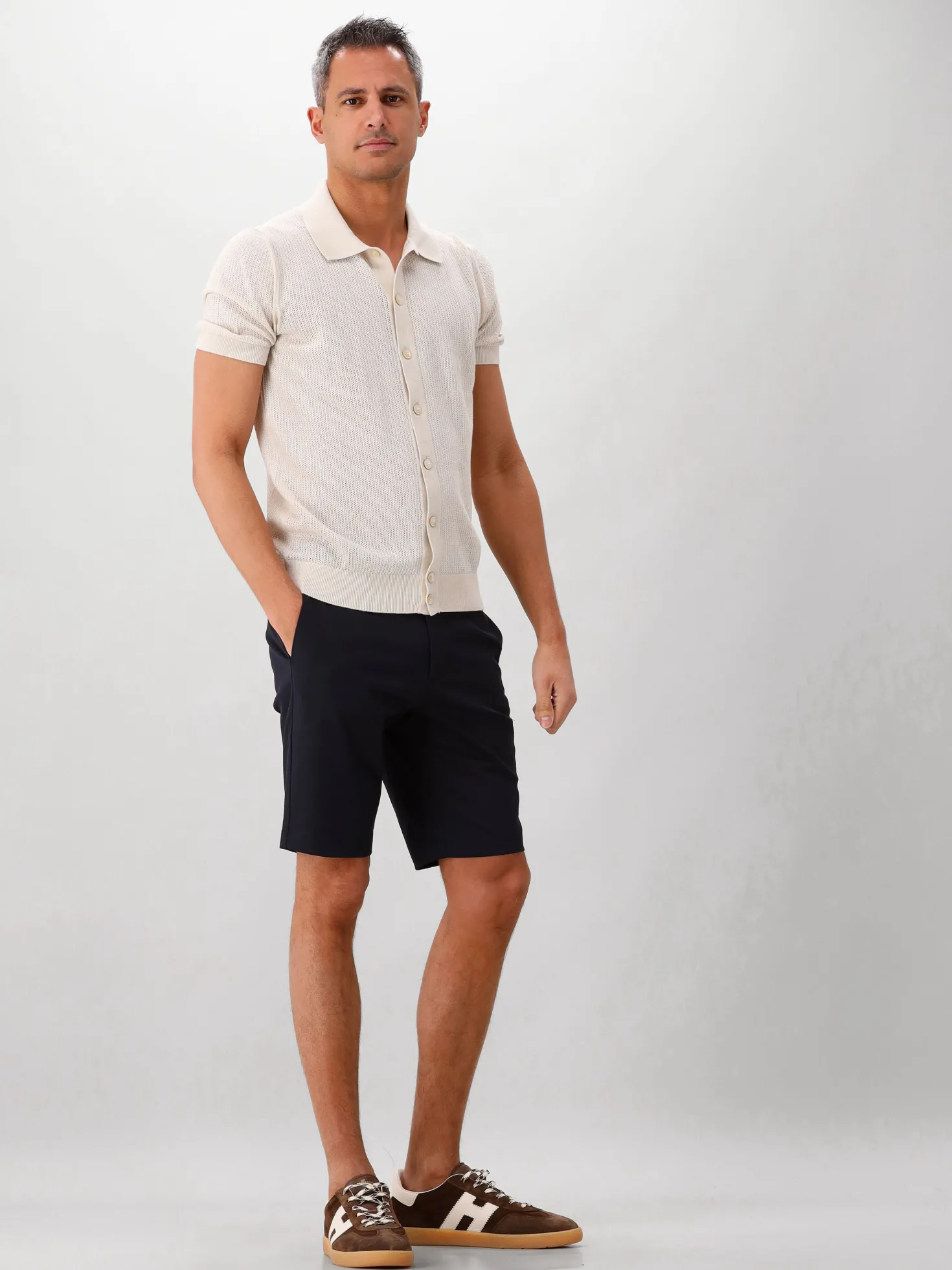 Genti Korte Broek Blauw Tribeca BE