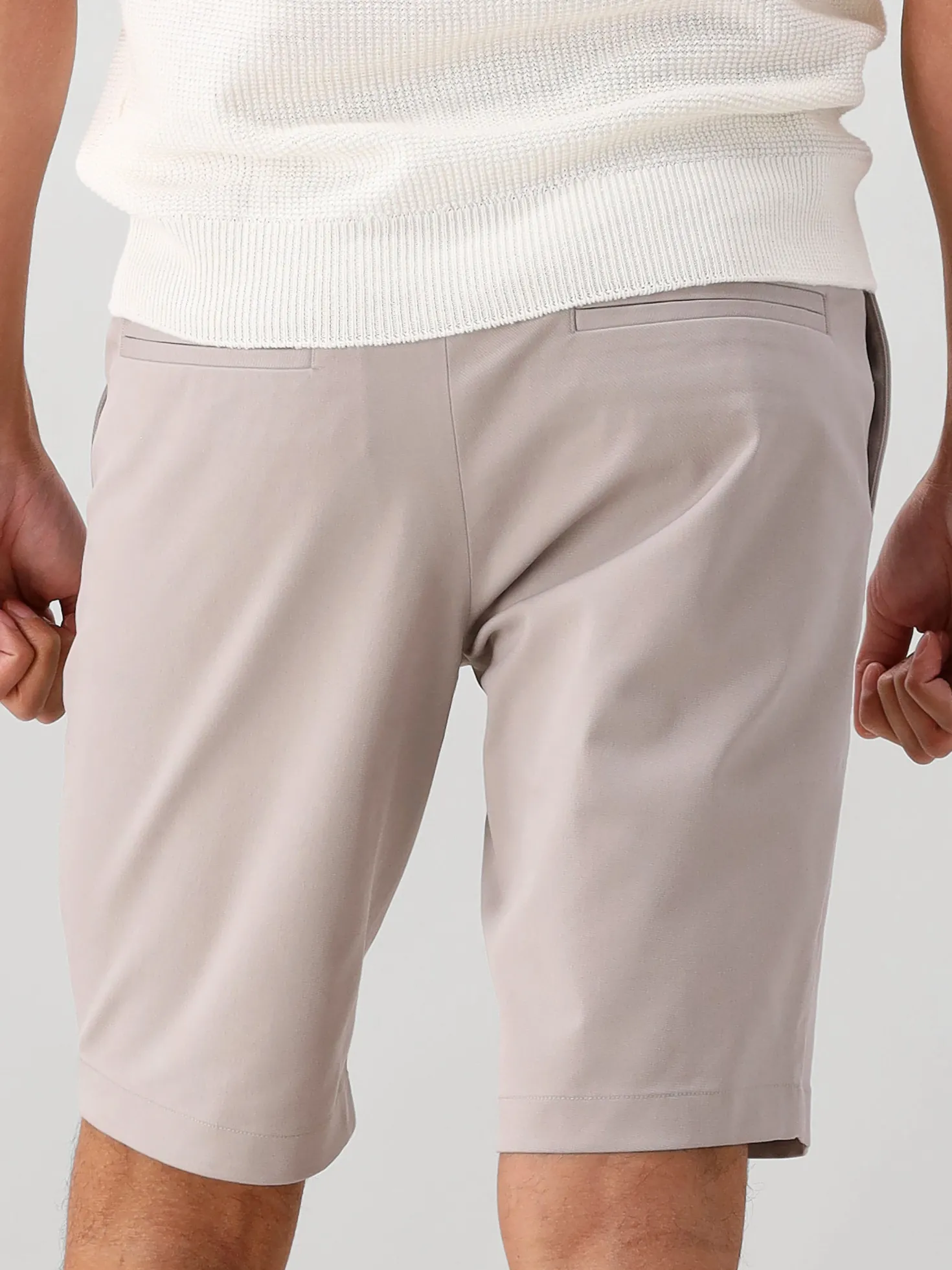 Genti Korte Broek Grijs Tribeca BE