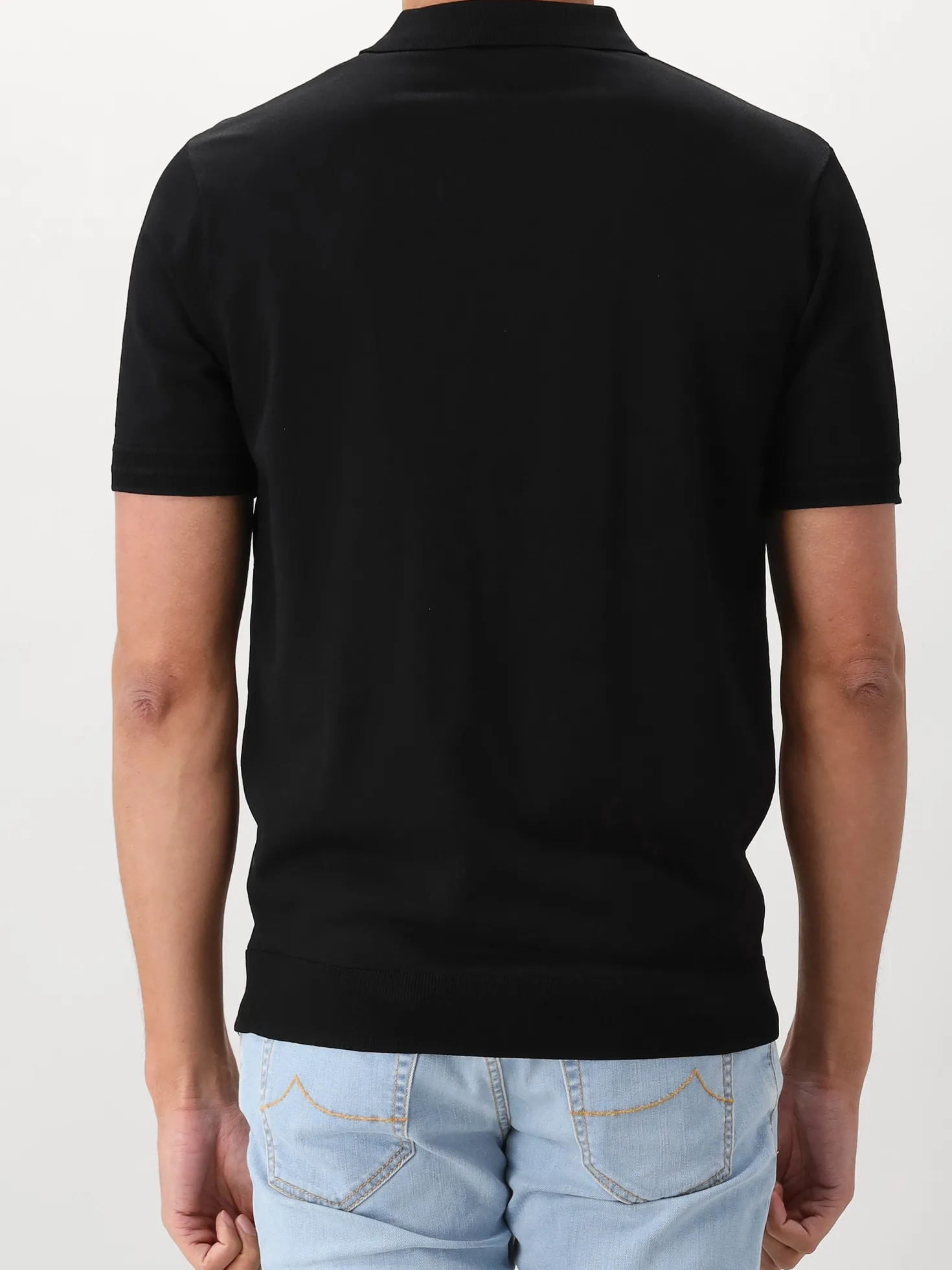 Genti Polo Zwart