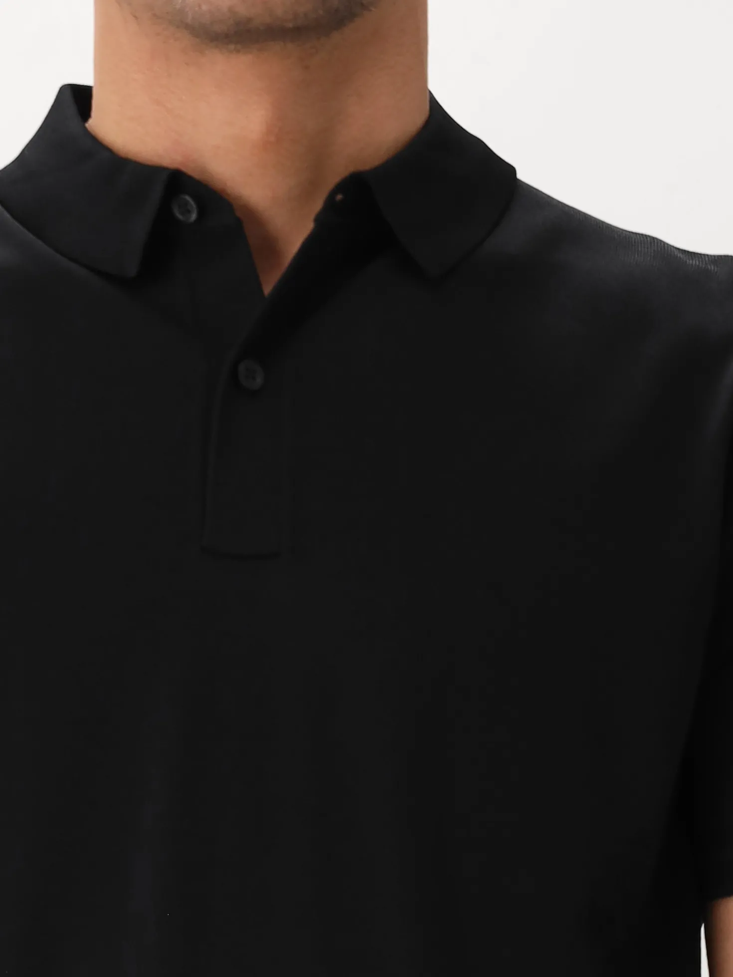 Genti Polo Zwart