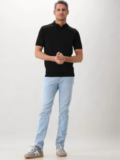 Genti Polo Zwart