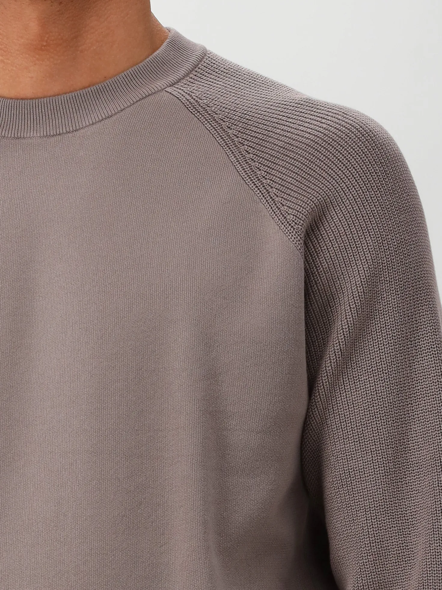 Genti Trui Grijs Round Neck LS