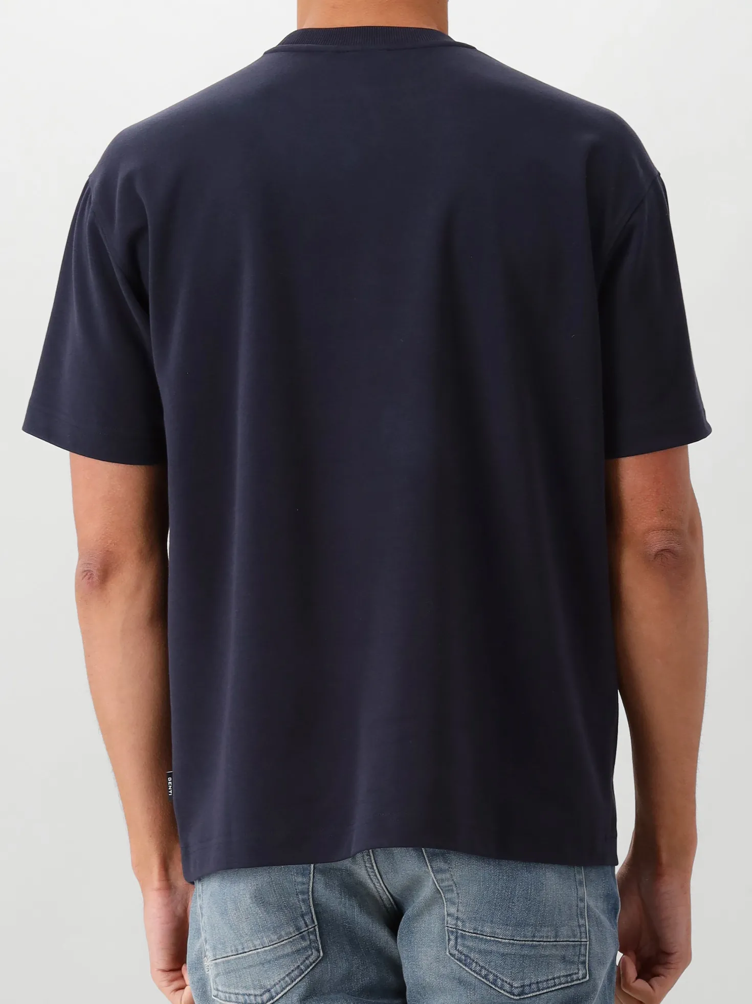 Genti T-shirt Blauw SS