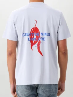 Genti T-shirt Blauw SS