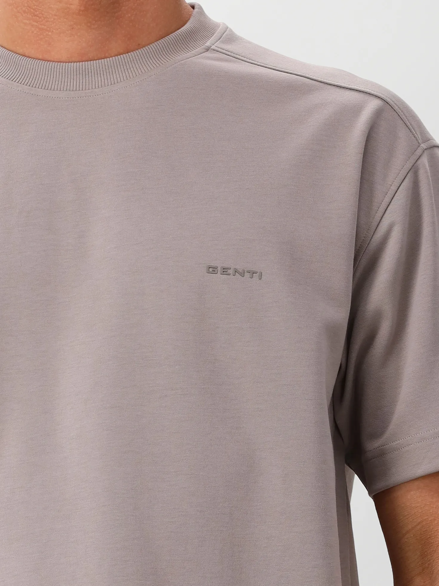 Genti T-shirt Bruin SS